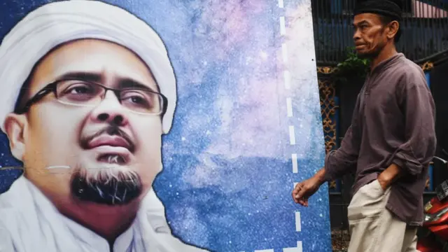 Suasana di sekitar sekretariat DPP Front Pembela Islam (FPI) di Petamburan, Jakarta, 30 Desember 2020.