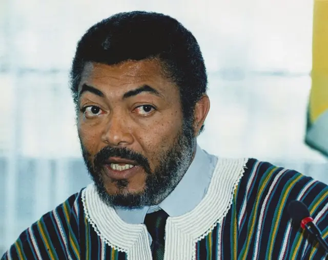 Ghana President Jerry John Rawlings: