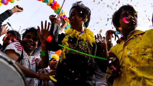 दिल्लीत 2017 मध्ये झालेली प्राईड परेड.