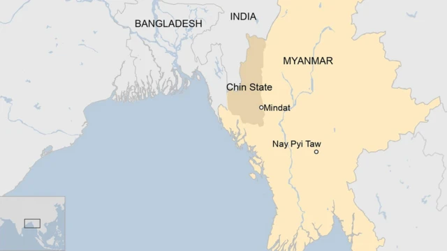 Myanmar map