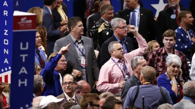 Delegados na convenção republicana