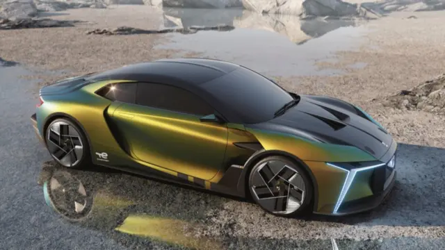 مجموع دو موتور الکتریکی ئی-تنس ۸۱۵ اسب بخار نیرو تولید می‌کند