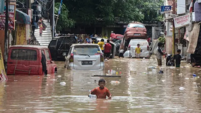 Banjir di Perumahan Pondok Gede Permai
