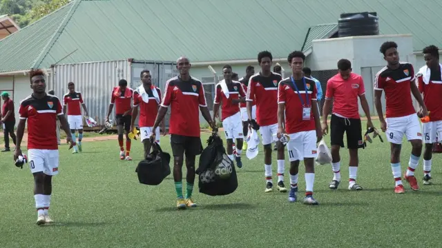 Ikipe ya Eritrea igiye gukina na Kenya uyu mugoroba