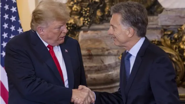 دیدار آقای ترامپ و مائوریتسیو ماکری رئیس جمهور آرژانتین
