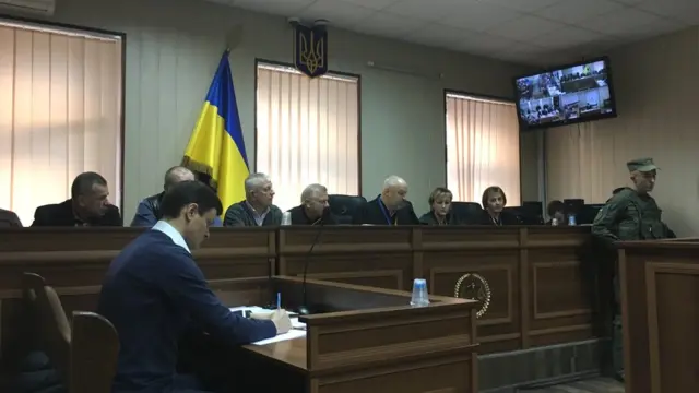Заседание суда по делу "беркутовцев" 19 декабря 2019 года