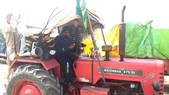 ਮੁਜ਼ਾਹਰਾ ਕਰ ਰਹੇ ਕਿਸਾਨ