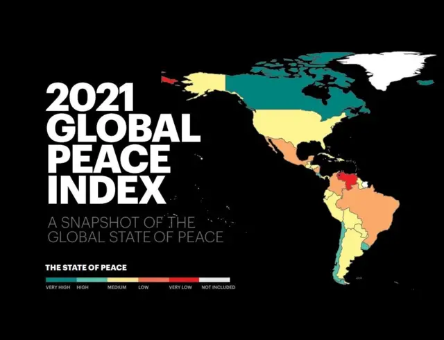 2021 Global Peace Index: Ghana, Mauritius top peaceful kontri list in Africa, Nigeria low