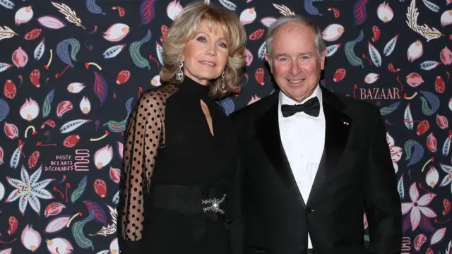 Stephen Schwarzman e a mulher dele