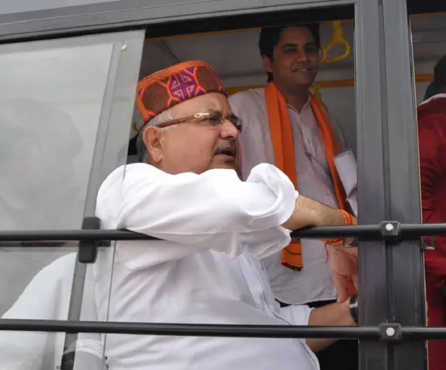 छत्तीसगढ़ के मुख्यमंत्री पर गड़बड़ी में शामिल होने का आरोप