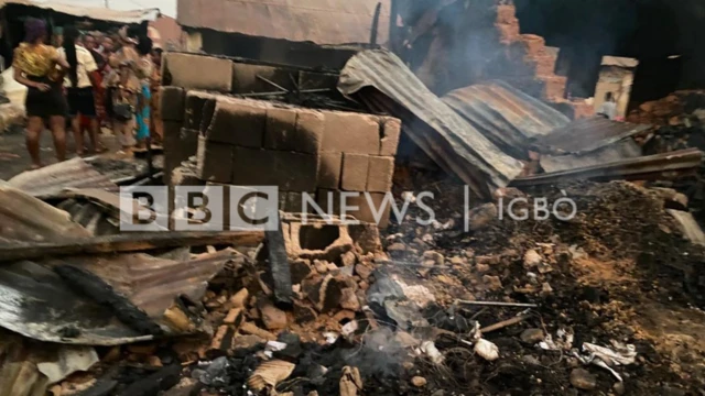 Ọkụ gbara na Colliery Avenue, Enugu