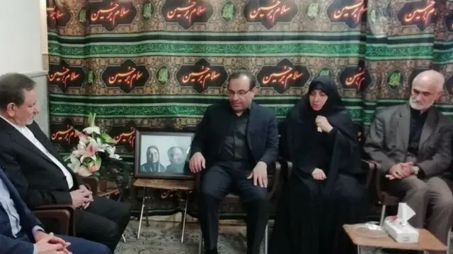 معاون اول رئیس جمهور به دیدار خانواده اسدی لاری رفت