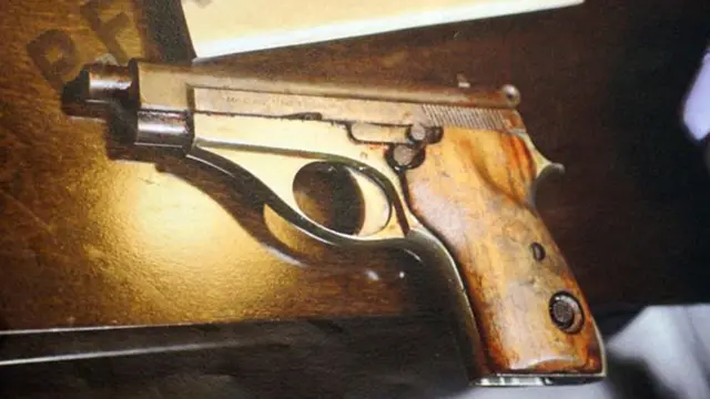 El arma que se usó para matar a Nisman.