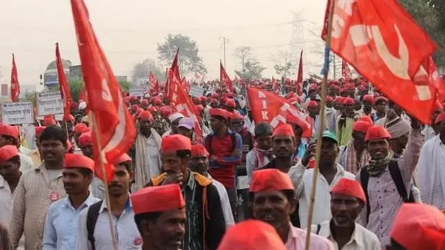 किसानों का प्रदर्शन