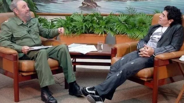 ஃபிடல் காஸ்ட்ரோவுடன்