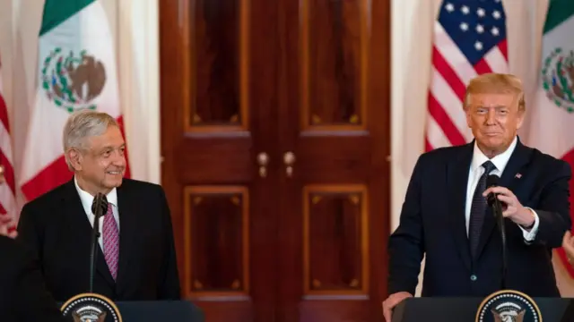 AMLO y Trump.