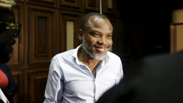Nnamdi Kanu n'ụlọikpe