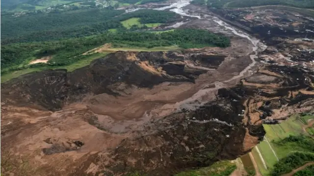 Visão aéreablaze dinheiro de bonusregião onde barragem se rompeublaze dinheiro de bonusBrumadinho (MG)