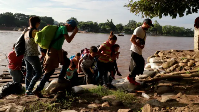 Migrantes frontera sur