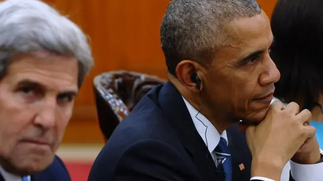 Барак Обама та Джон Керрі