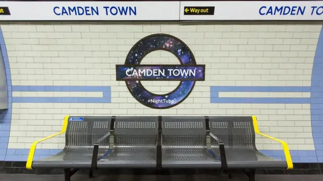 卡姆登线夜班地铁