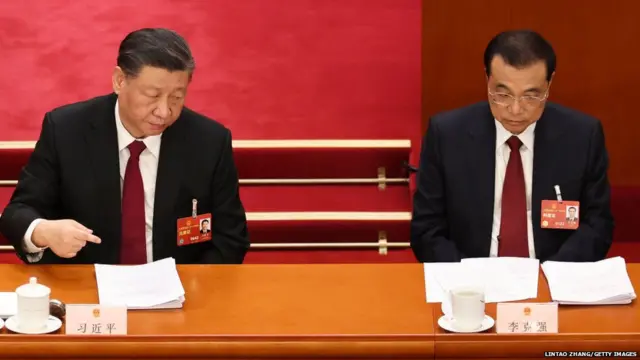 चीन के राष्ट्रपति शी जिनपिंग और प्रधानमंत्री ली कचियांग
