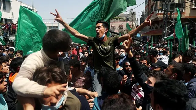 Сторонники ХАМАС в секторе Газа