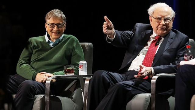 Bill Gates y Warren Buffett en 2017.