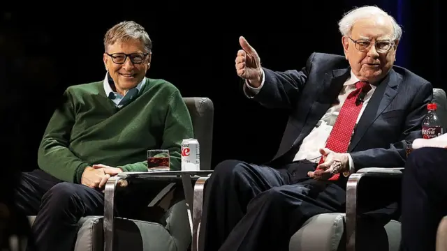 Bill Gates e Warren Buffett em 2017.