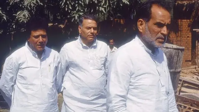 चंद्रशेखर और गोविंदा के साथ यशवंत सिन्हा