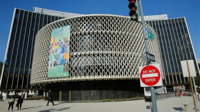 Oficina central de la OPS en Washington.