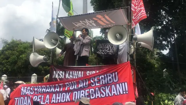 sidang ahok, para penentang