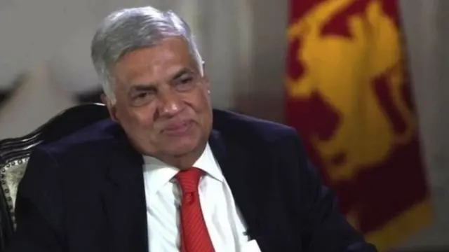 प्रधानमंत्री रानिल विक्रमसिंघे