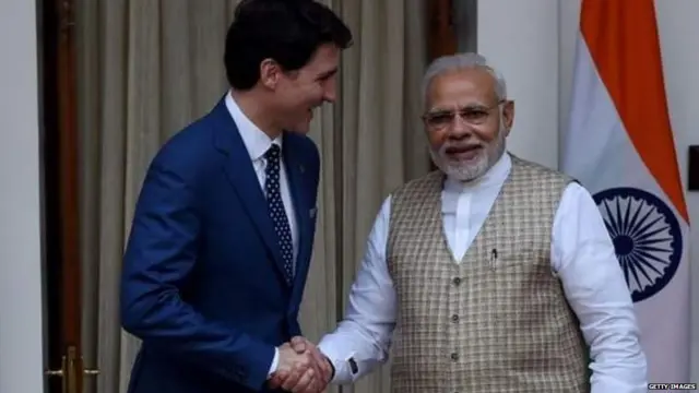 ਜਸਟਿਨ ਟਰੂਡੋ ਅਤੇ ਨਰਿੰਦਰ ਮੋਦੀ