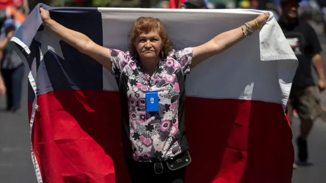 protestas en chile AFP