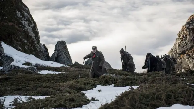 Prelazak vojnika preko Albanije