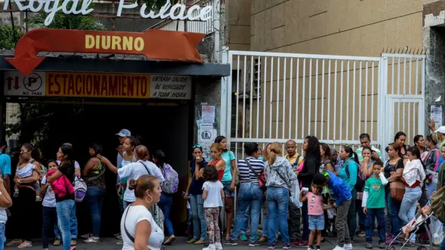 Fila en Venezuela