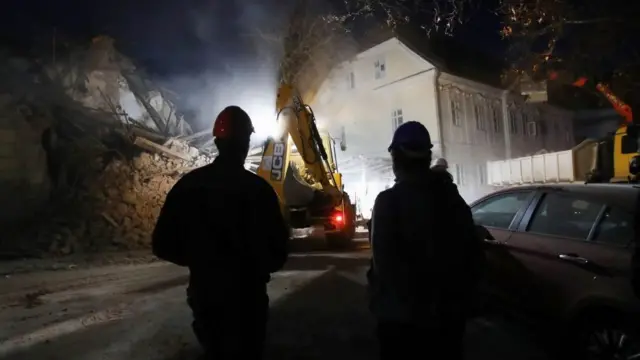Потужний землетрус у Хорватії. Фото
