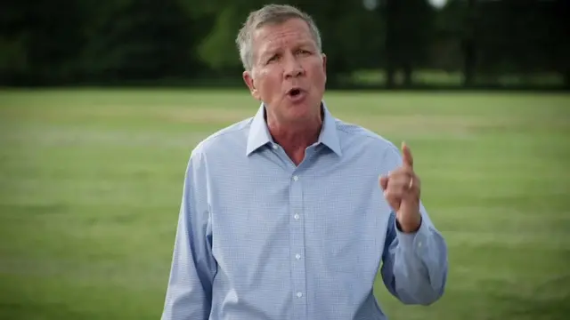 2016年曾经参加共和党总统初选的俄亥俄州州长卡西奇发表演说支持拜登。