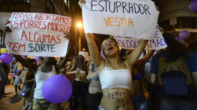 Protesto no Rio