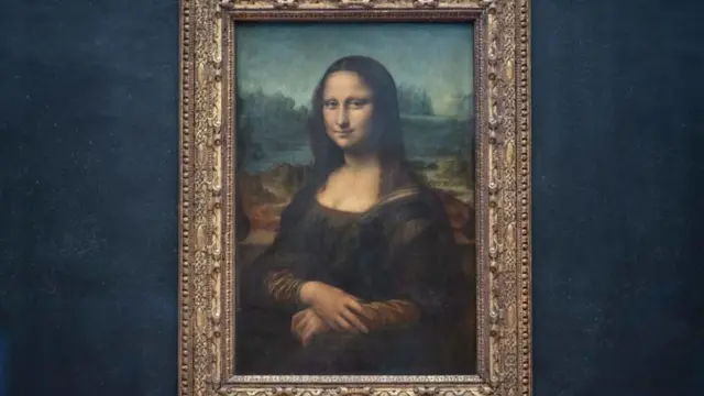 L'original de Mona Lisa au Musée du Louvre à Paris.