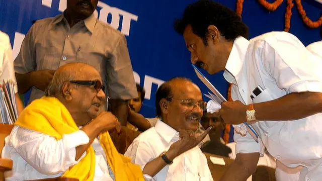 மு.கருணாநிதி - மு.க.ஸ்டாலின்