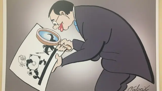 Karikatura Koraksa, Izložba u prostorijama opštine Stari Grad, Beograd, 22.11.2018.