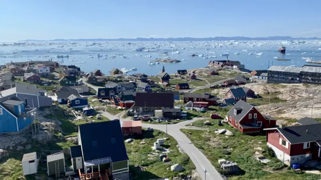 伊卢利萨特（Ilulissat）鸟瞰