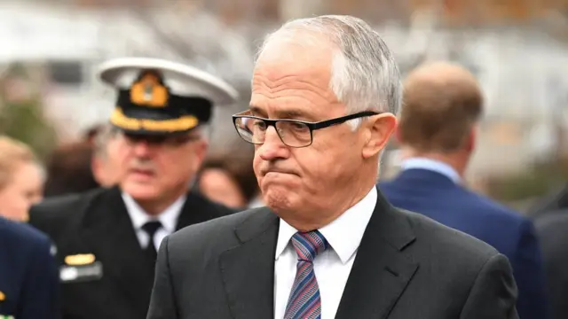 Прем'єр-міністр Австралії Малкольм Тернбулл на вшануванні пам'яті жертв нападу в Манчестері