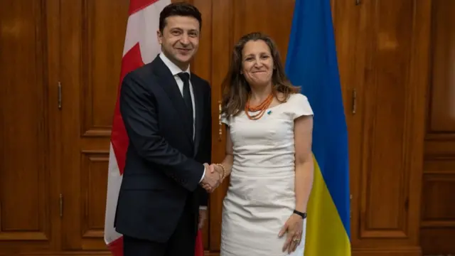 Зеленський і Христя Фріланд