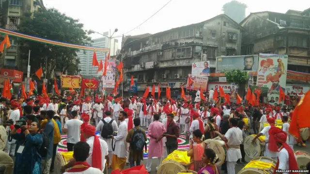 मुंबईतल्या गुढीपाडव्याची क्षणचित्रे