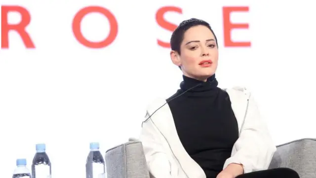 Rose McGowan went on a press tour for her documentary series in January
