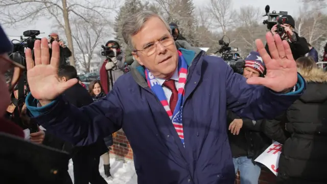 Jeb Bush, hermano del ex presidente George W. Bush, era uno de los candidatos más fuertes que debía enfrentar Trump.