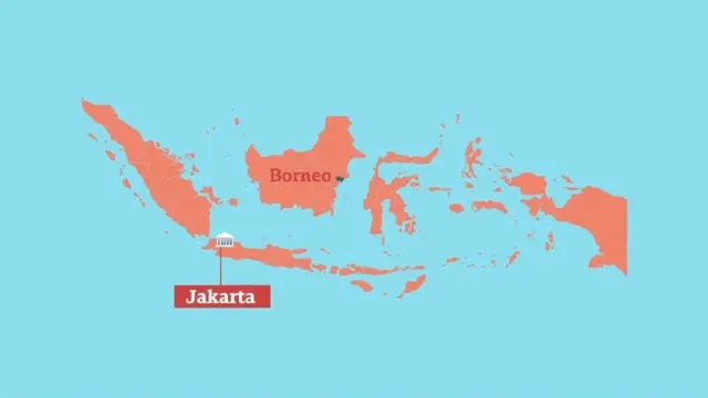 జకార్తా, బోర్నియో
